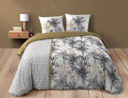 Douceur d'intérieur  Σετ Υπέρδιπλη Παπλωματοθήκη & 2 Μαξιλαροθήκες Dakar από βαμβάκι 42TC, με διαστάσεις 220x240cm