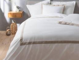 Douceur d'intérieur Σετ Υπέρδιπλη Παπλωματοθήκη & 2 Μαξιλαροθήκες Lauraline  από βαμβάκι 57TC, με διαστάσεις 220x240cm