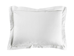 Μαξιλαροθήκη Lina Douceur d'intérieur από βαμβάκι 57TC, με ραφή Oxford και διαστάσεις 50x70cm - White