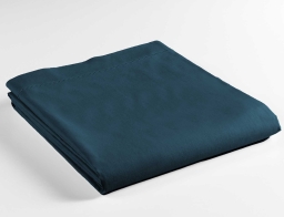 Σεντόνι Υπέρδιπλο Lina Douceur d'intérieur από βαμβάκι 57TC, με διαστάσεις 240x300cm - Blue