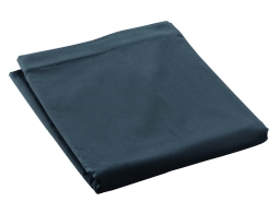 Σεντόνι Μονό Percaline Douceur d'intérieur από βαμβάκι περκάλι 78TC, με διαστάσεις 180x290cm - Night Blue