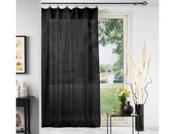 Douceur d'intérieur  Κουρτίνα Χαμηλής Σκίασης Linka με κρίκους και διαστάσεις 140x240cm - Black