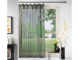 Douceur d'intérieur Κουρτίνα Χαμηλής Σκίασης Linka  με κρίκους και διαστάσεις 140x240cm - Khaki