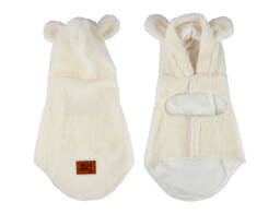 LoveStory Μπουφάν για σκύλο Wooly με ρυθμιζόμενο κλείσιμο με velcro - Μέγεθος L/40cm