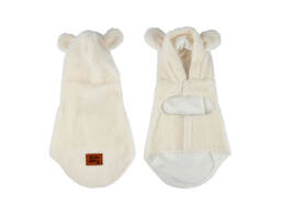 LoveStory Μπουφάν για σκύλο Wooly με ρυθμιζόμενο κλείσιμο με velcro - Μέγεθος S/25cm