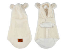 LoveStory Μπουφάν για σκύλο Wooly με ρυθμιζόμενο κλείσιμο με velcro - Μέγεθος M/35cm