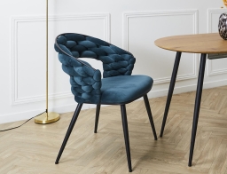 Kαρέκλα Sawyer Home Deco Factory με διαστάσεις 62x54x83cm - Duck Blue