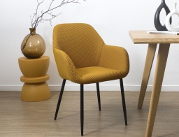 Καρέκλα Atomic Home Deco Factory με διαστάσεις 59x55.7x85cm - Yellow