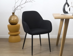 Καρέκλα Atomic Home Deco Factory με διαστάσεις 59x55.7x85cm - Black