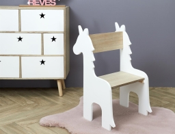 Παιδική Καρέκλα Unicorn Home Deco Kids με διαστάσεις 33x41x60m - White