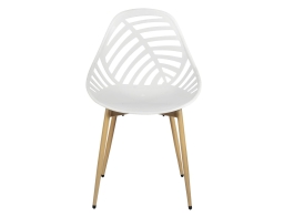 Home Deco Factory Alameda Καρέκλα Κήπου 52.3x53.3x83.4cm Λευκή