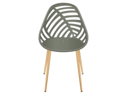 Home Deco Factory Alameda Καρέκλα Kήπου 52.3x53.3x83.4cm Olive