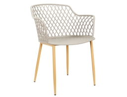 Home Deco Factory Malaga Καρέκλα Κήπου 54.1x62.2x80cm Taupe