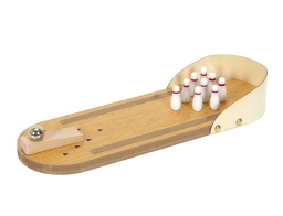 Ξύλινο Επιτραπέζιο Bowling Mister Gadget με διαστάσεις 31x11x5cm