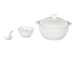 Σετ Σουπιέρα Home Deco Factory με κουτάλα, μπολ και χωρητικότητα - 9 τεμάχια