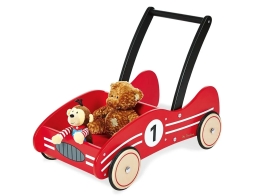 Ξύλινη Περπατούρα Kimi Pinolino με διαστάσεις 60x34x47cm - Ηλικίες 1 έτους και άνω - Red