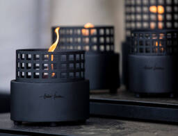 Επιτραπέζια Εστία Φωτιάς Paarl Tenderflame με διάρκεια καύσης 3 - 4 ώρες, χωρητικότητα δεξαμενής 250ml και διαστάσεις 16x15cm - Black