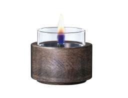 Tenderflame Lotus 10 Επιτραπέζια Εστία Φωτιάς 150ml με Διάρκεια Καύσης 4 - 5 ώρες 10.8x9cm Mocha