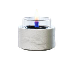 Tenderflame Lotus 10 Επιτραπέζια Εστία Φωτιάς 150ml με Διάρκεια Καύσης 4 - 5 ώρες 10.8x9cm White