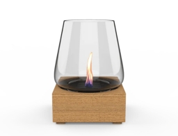 Επιτραπέζια Εστία Φωτιάς Poppy 17 Tenderflame με διάρκεια καύσης 4 - 5 ώρες, χωρητικότητα δεξαμενής 250ml και διαστάσεις 24x24x34.2cm - Natural