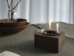 Επιτραπέζια Εστία Φωτιάς Poppy 14 Tenderflame με διάρκεια καύσης 9 - 10 ώρες, χωρητικότητα δεξαμενής 300ml και διαστάσεις 14x14x14.3cm - Black