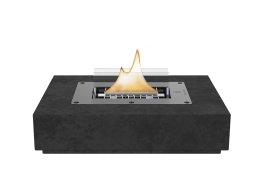 TENDERFLAME Επιτραπέζια Εστία Φωτιάς Daisy Tenderflame με διάρκεια καύσης 4 - 5 ώρες, χωρητικότητα δεξαμενής 500ml και διαστάσεις 30x20x11cm - Black