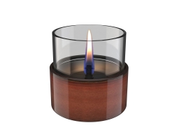 Επιτραπέζια Εστία Φωτιάς Aster 10 Reactive Glaze Tenderflame με διάρκεια καύσης 4 - 5 ώρες, χωρητικότητα δεξαμενής 200ml και διαστάσεις 9.8x9.7cm - Amber