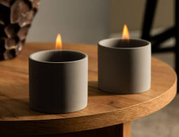Επιτραπέζια Εστία Φωτιάς Breeze 10 Tenderflame με διάρκεια καύσης 4 - 5 ώρες, χωρητικότητα δεξαμενής 200ml και διαστάσεις 10x8.5cm - Grey