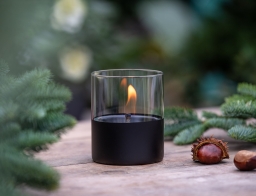 Επιτραπέζια Εστία Φωτιάς Lilly 10 Tenderflame με διάρκεια καύσης 9 - 10 ώρες, χωρητικότητα δεξαμενής 300ml και διαστάσεις 10x11.5cm - Black