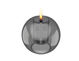 Tenderflame Globus 10 Επιτραπέζια Εστία Φωτιάς 60ml με Διάρκεια Καύσης 2 - 3 ώρες 10.5x8.8cm Graphite