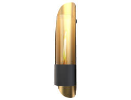 Tenderflame Cycloflame Wall Επιτοίχια Εστία Φωτιάς 800ml με Διάρκεια Καύσης 3 - 4 ώρες 16.6x81x17.5cm Gold