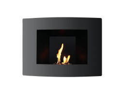 Tenderflame Wall Επιτοίχιο Tζάκι 1000ml με Διάρκεια Καύσης 3 - 4 Ώρες 82x23x60cm Μαύρο
