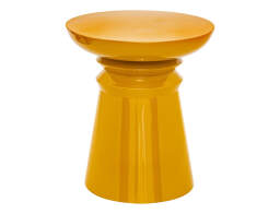 Atmosphera Τραπεζάκι Βοηθητικό Jaya 38x43cm Mustard Yellow