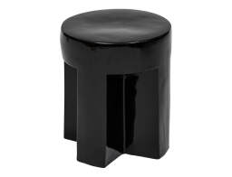 Atmosphera Βοηθητικό Τραπεζάκι Kriz 34x41cm Μαύρο