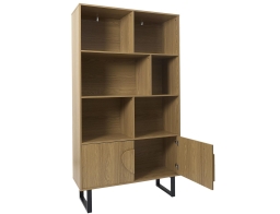 Home Deco Factory Calypso Βιβλιοθήκη με 5 Ράφια 100x35x180cm Καφέ