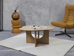 Τραπεζάκι Σαλονιού Calypso Home Deco Factory με διαστάσεις 80x60x42cm