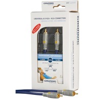 GRUNDIG Universal Καλώδιο-Μετατροπεας Audio (A/V) RCA Σε RCA (Αρσενικό Σε Αρσενικό), 0. 75 M 42166689