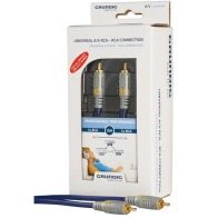 GRUNDIG Universal Καλώδιο-Μετατροπεας Audio (A/V) RCA Σε RCA (Αρσενικό Σε Αρσενικό), 3 M 42166702