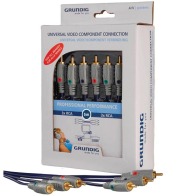 GRUNDIG Universal Καλώδιο-Μετατροπεας 3RCA Σε 3RCA (Video Component Connection), 5 M 42166320