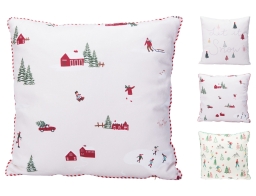 Διακοσμητικό Μαξιλάρι με διαστάσεις 45x45cm - White - Σε 3 επιλογές σχεδίου