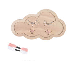 Art Design Παιδικό Σετ Χειροτεχνίας με κέντημα Σύννεφο  με διαστάσεις 30x17cm - Ηλικίες 6 ετών και άνω