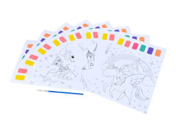 Colorem  Σετ Μαγικής Ζωγραφικής Πριγκίπισσα με διαστάσεις 21x28.5cm - Περιλαμβάνονται πινέλο και χρώματα άνω - Ηλικίες 6 ετών και - 8 τεμάχια