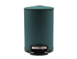 Kαλάθι απορριμμάτων Metaline Douceur d'intérieur με χωρητικότητα 3L και διαστάσεις 20x17x26cm - Emerald Green
