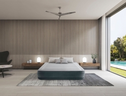 Διπλό Φουσκωτό Στρώμα Intex με ενσωματωμένη ηλεκτρική αντλία και διαστάσεις 203x152x33cm