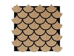 Ηχοαπορροφητική Επένδυση Τοίχου 3d Clint Atmosphera με διαστάσεις 64x1.6x66.7cm