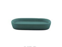 Θήκη για σαπούνι Ceralia Douceur d'intérieur με διαστάσεις 13.5x9.5x2.5cm - Blue/Emerald