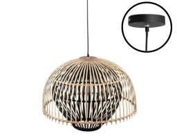 PTMD Luxury Living  Φωτιστικό Οροφής Mykel Μονόφωτο, με λαμπτήρα E27 και διαστάσεις 61x61x46cm - Cream