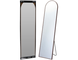 Διακοσμητικός καθρέφτης δαπέδου οβάλ, με διαστάσεις 40x2.5x150cm - Dark wood