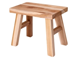 Σκαμπό από Ξύλο Teak, με διαστάσεις 31x19x25cm - Απόχρωση Ξύλου