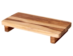 Δίσκος Σερβιρίσματος από Ξύλο Τeak, με διαστάσεις 31.5x15x5cm
